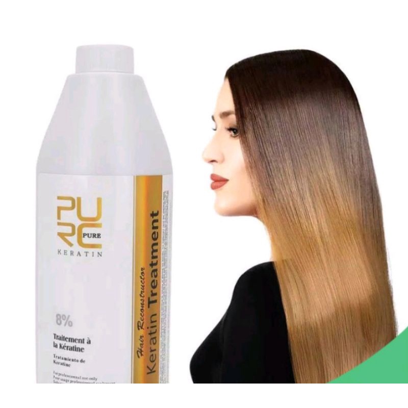 PURC Keratin 5% 8% 12% Treatment Smoothing Pure Brazilian 1000ml