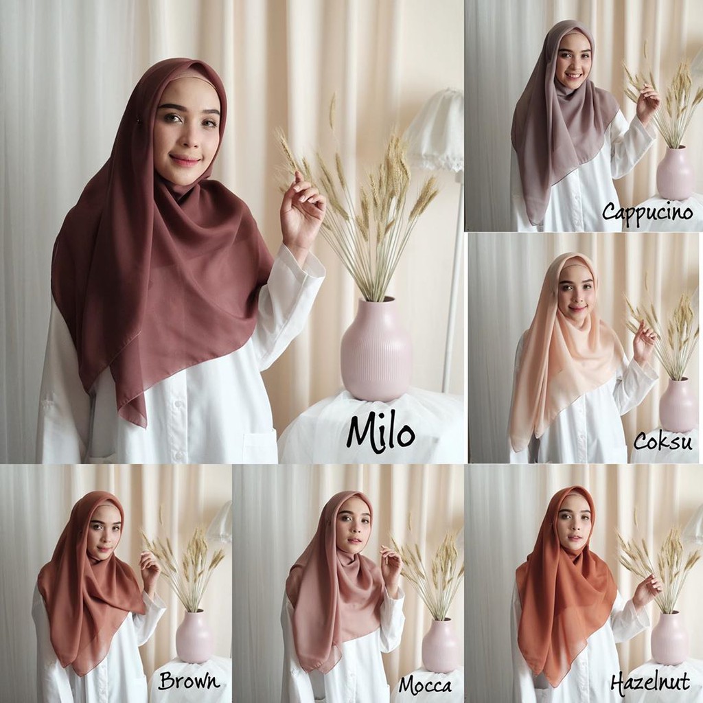 BELLA SQUARE HIJAB SEGI EMPAT JILBAB KERUDUNG MURAH PART 2