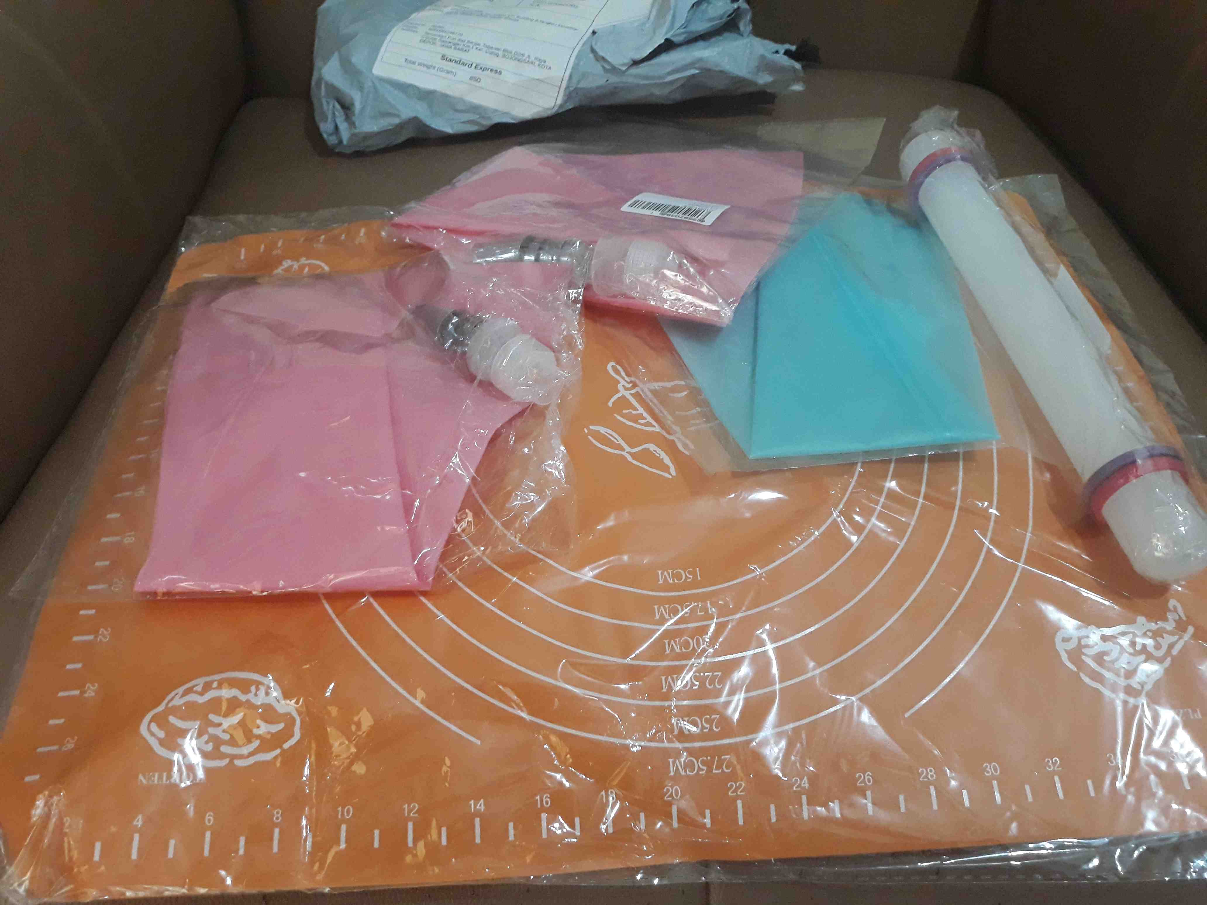 Alas Rolling Dengan Bahan Silikon Untuk Adonan Kue