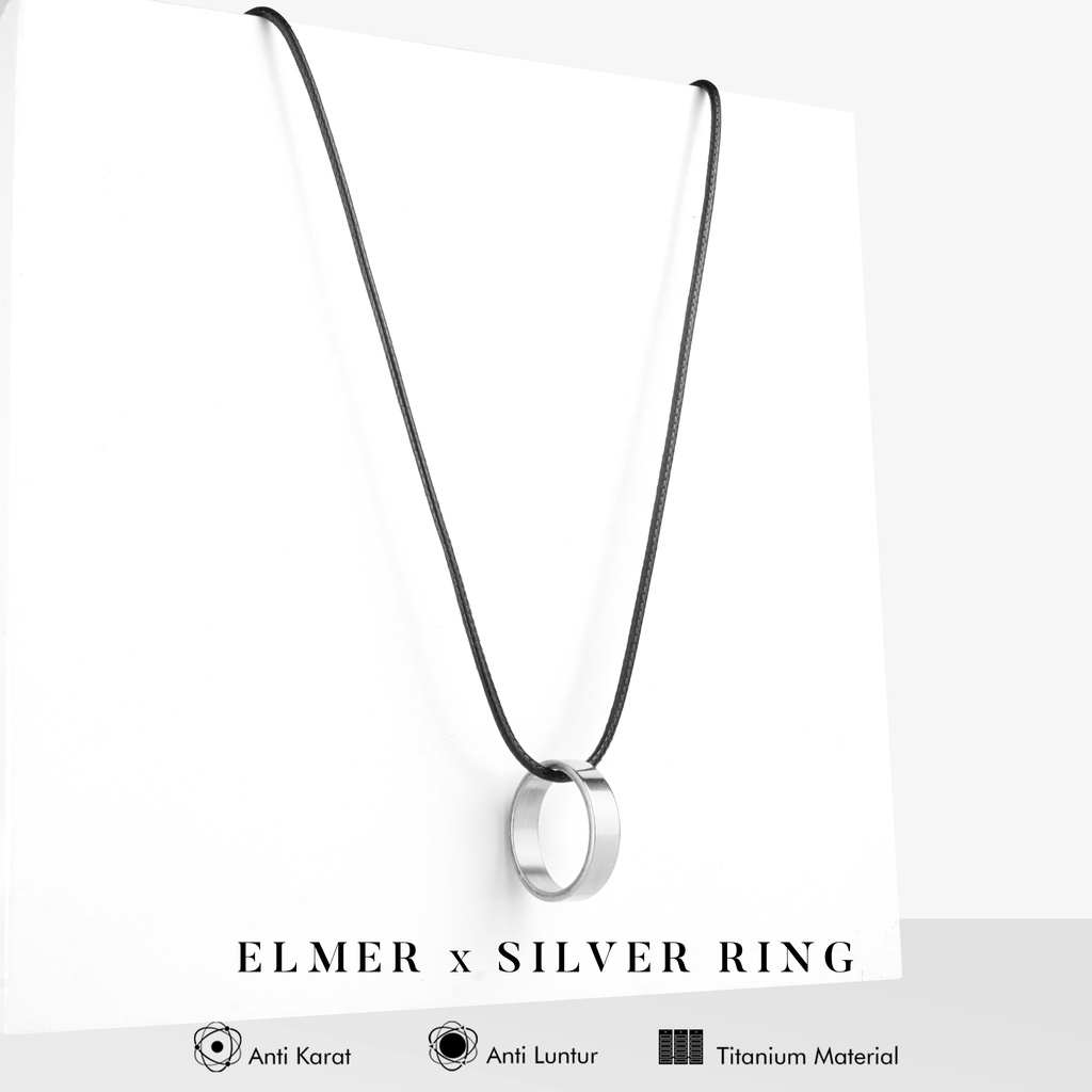 Emrys Elmer x Simple Ring Kalung Couple Pria Wanita