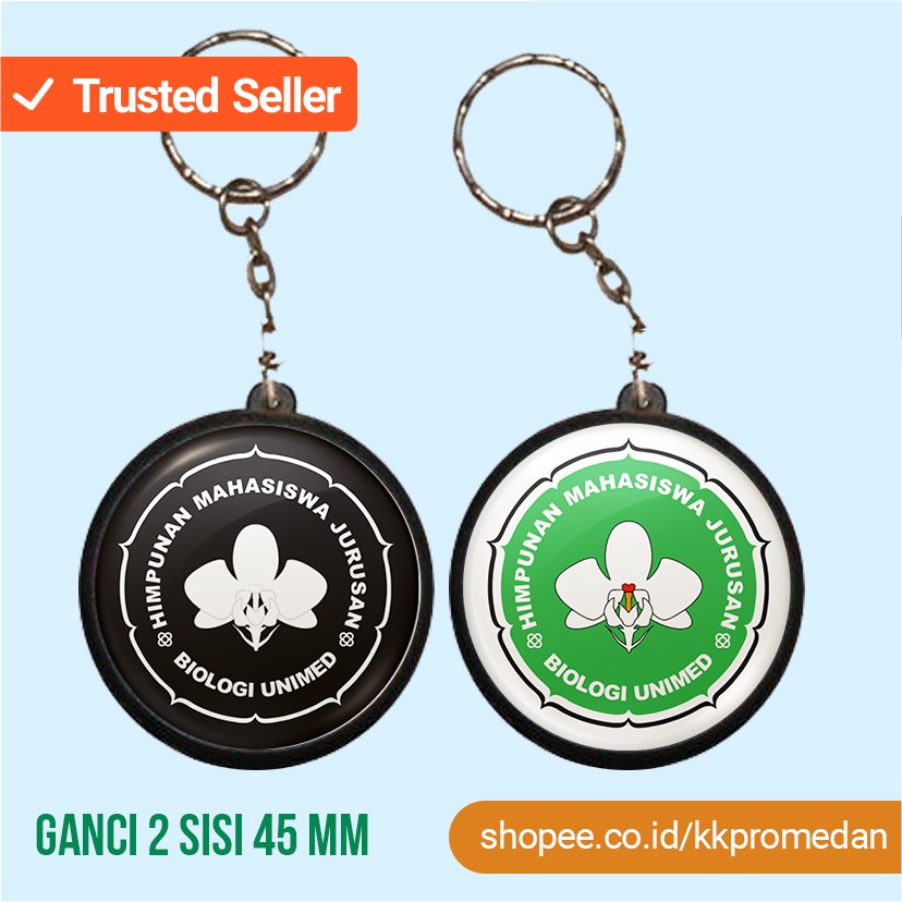 

Ganci 2 muka 45 mm Custom Cetak