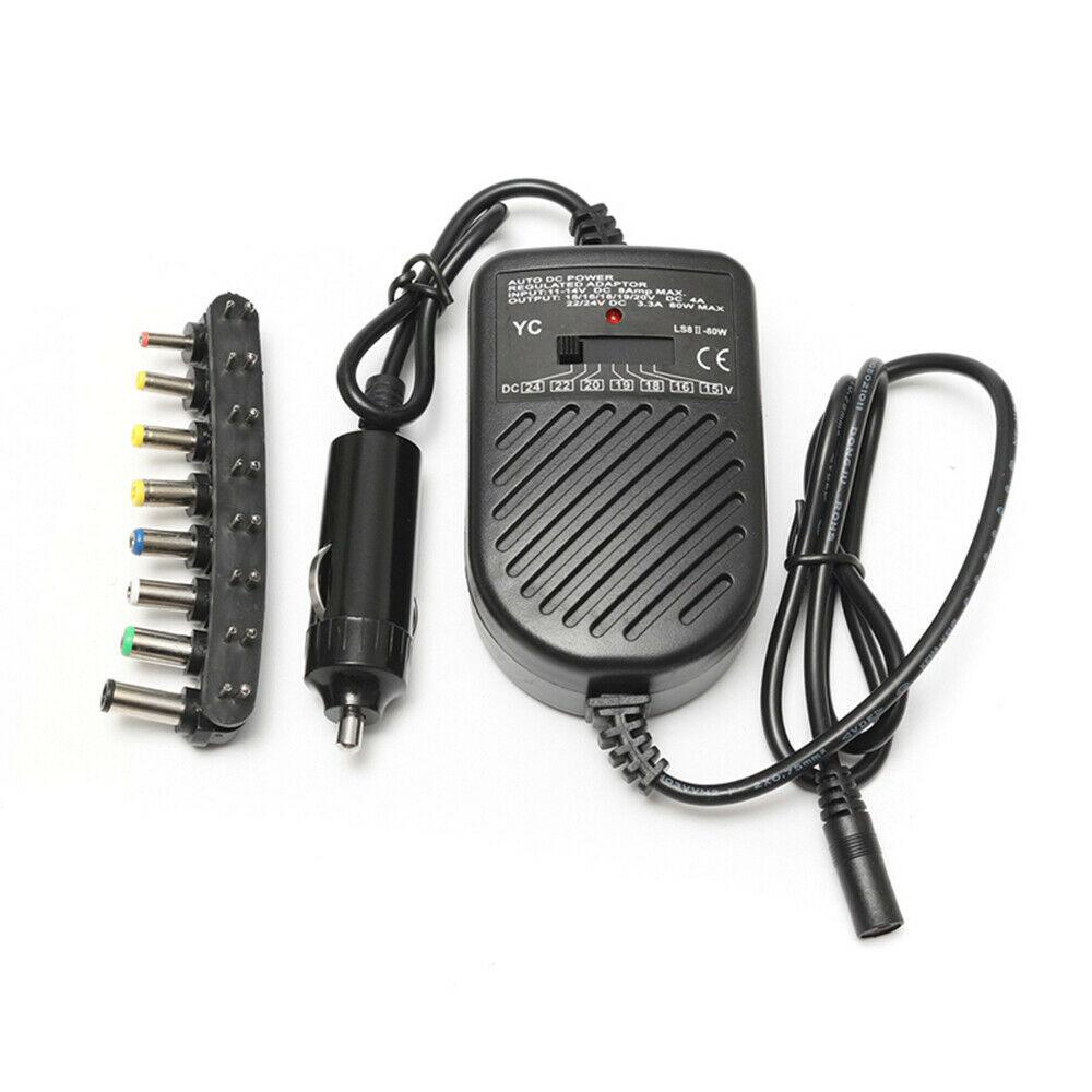 Augustina Adaptor Laptop Tahan Lama Kualitas Tinggi DC Power Supply Portable Untuk Mobil Laptop Notebook Car Laptop Charger