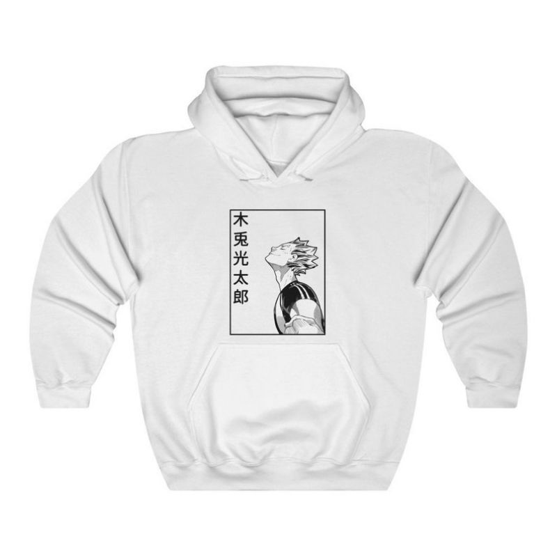 (S - 6XL) Hoodie ANIME Kotaro Bokuto Haikyuu Hoodie Jumper Bigsize Jumbo Oversize Japan Japanese Manga Harajuku Style Unisex Basketball