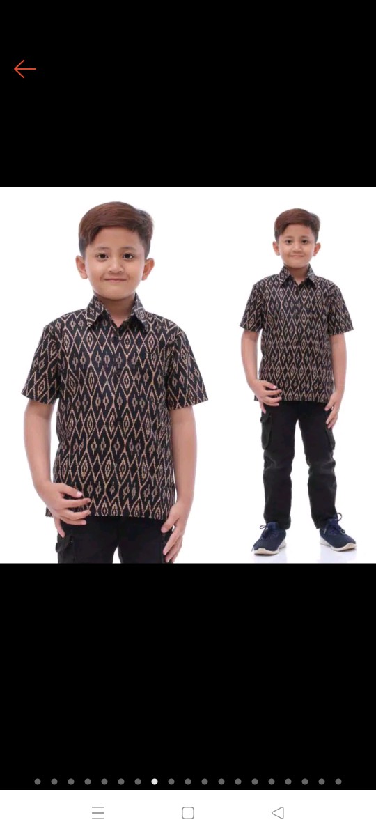 Baju Batik Anak Laki Laki