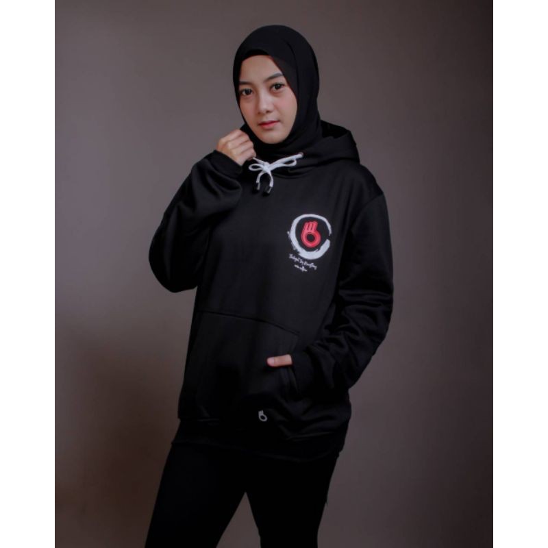 Jaket Sweater Hoodie Black Distro - Hoodie Art Frog Peace TwoBird Original The Bojiel