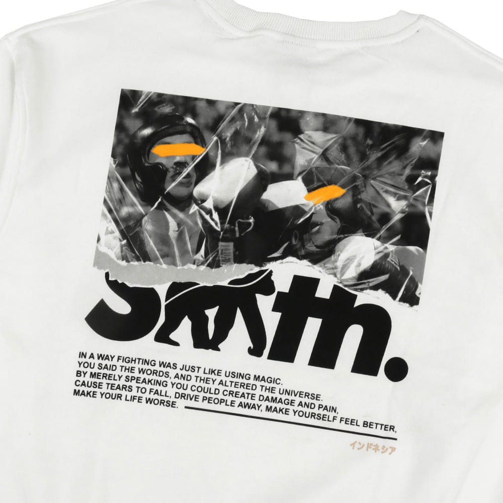 COD/ terpopuler / terlaris / House of Smith Crewneck - Crenf White / sweater crewneck smith pria-Wanita
