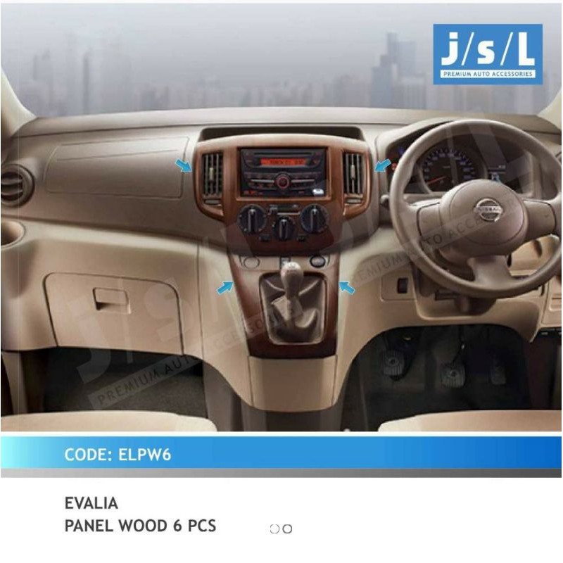 panel Wood Evalia 6 PC jsl