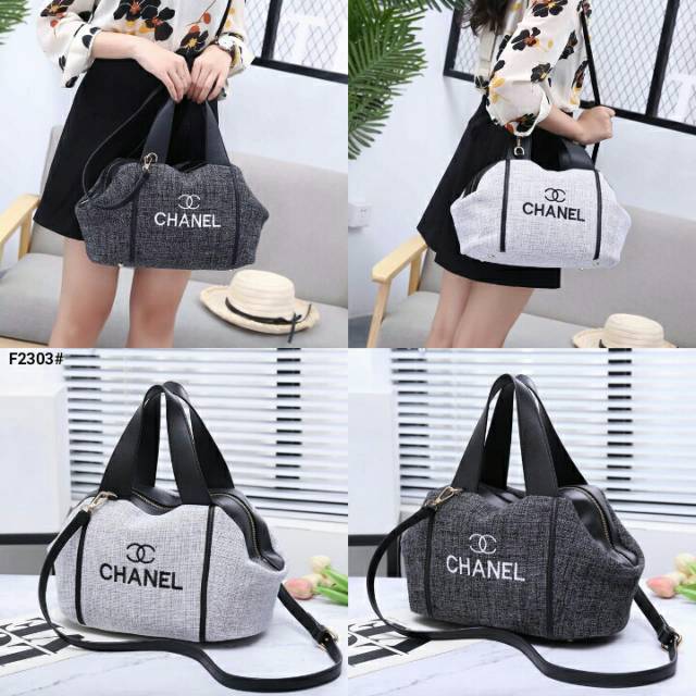 Chanel Canvas Nelly Tote Bag F2303 03 29-05