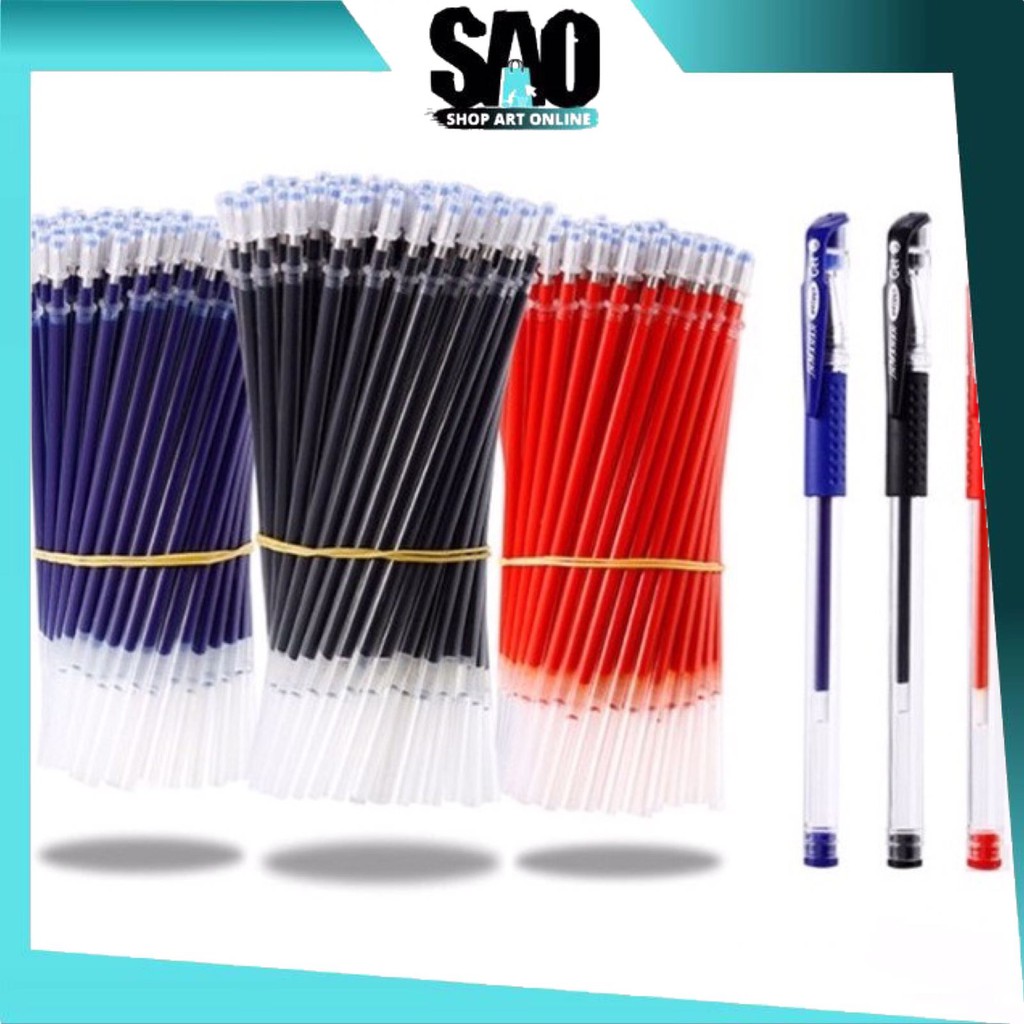 

SAO - S601 Refill Tinta Pulpen Cair / Tinta Pena Cair Biru Hitam Merah / Isi Ulang Pulpen Gel