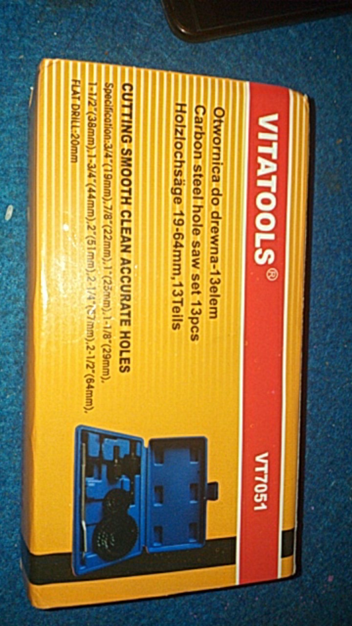 13 Set Pelubang Hidroponik Kayu / Paralon | Hole Saw Set