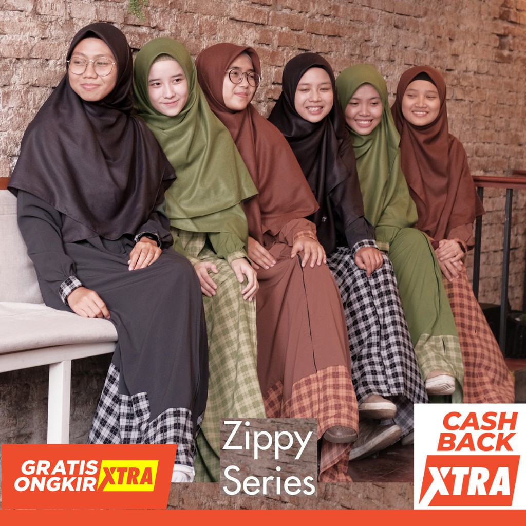 Hijab Alila Gamis Zippy Castle Dress Syari Baju Muslimah