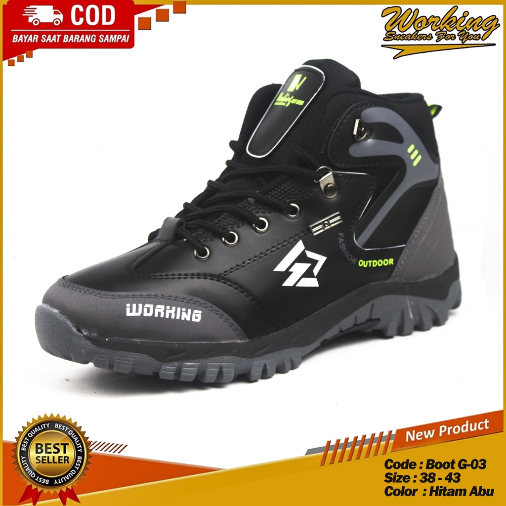 Working Sneakers For You Sepatu Boot Hiking G-03