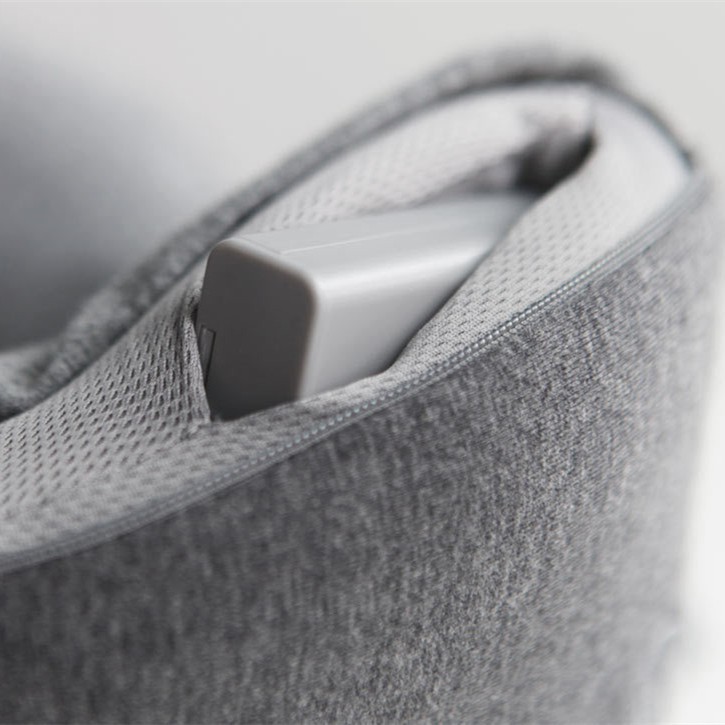 Xiaomi Mijia LF Bantal Leher Pijat U Shape Neck Pillow Relaxation Massage with Bag - LF-TJ001 - Gray