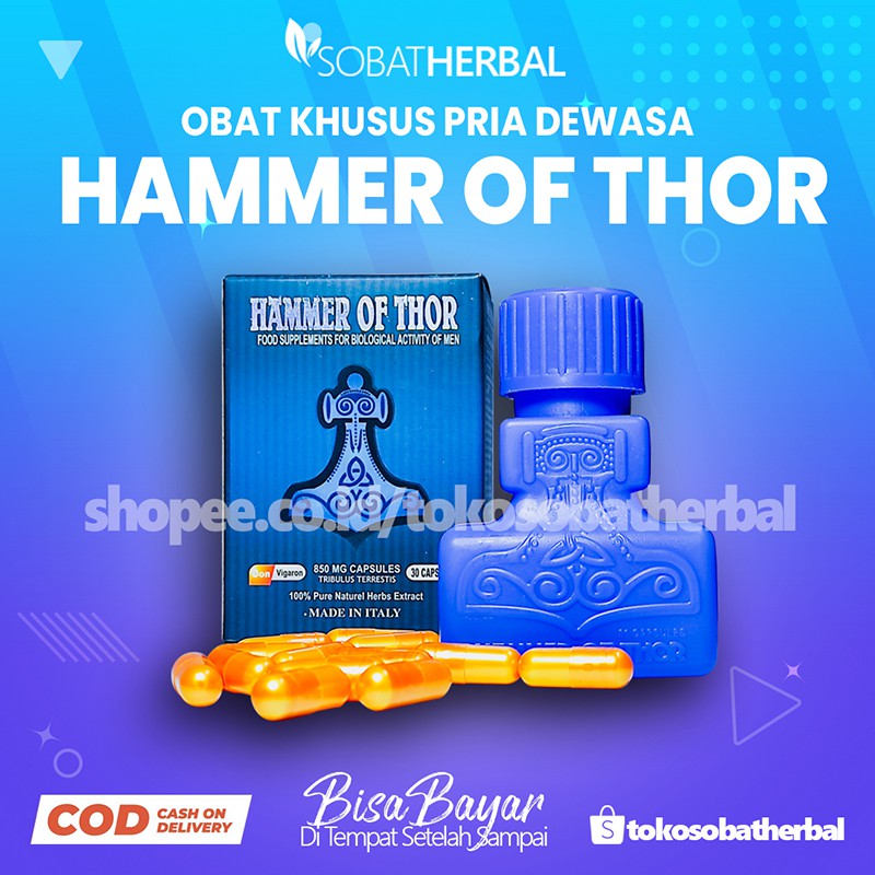 Hammer of Thor Obat Pembesar Permanen Tanpa Efek Samping