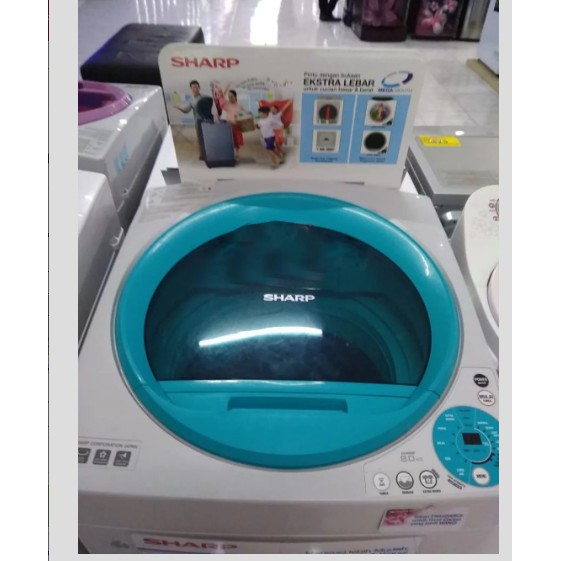 SHARP Mesin Cuci 8 kg Top Loading Series ES-M806P