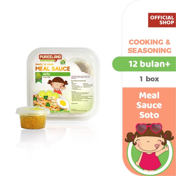 

NEW Pureeland Baby Meal Sauce Bumbu Soto / MPASI Bayi Organik