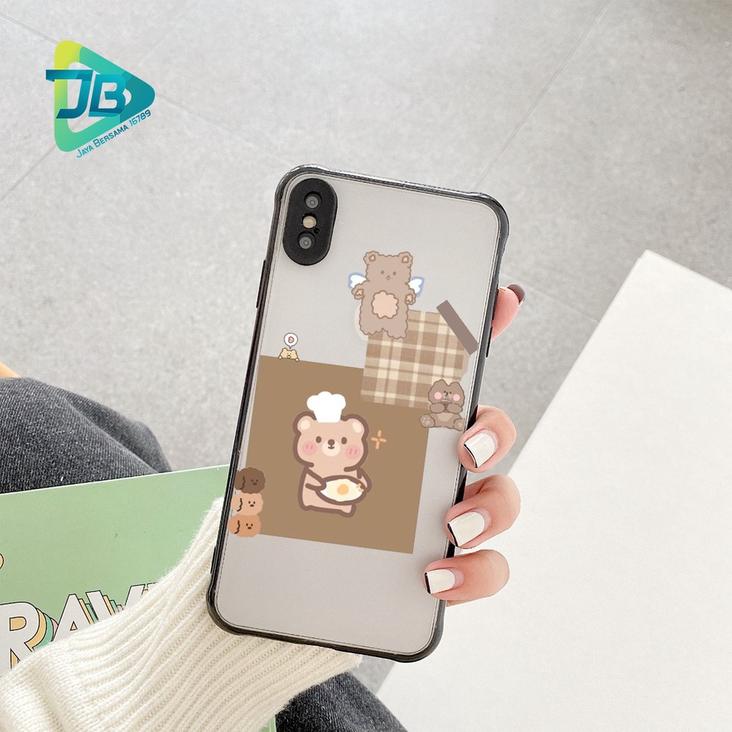 SOFTCASE CHOICE COKLAT ART OPPO VIVO XIAOMI SAMSUNG REALME IPHONE ALL TYPE JB5038