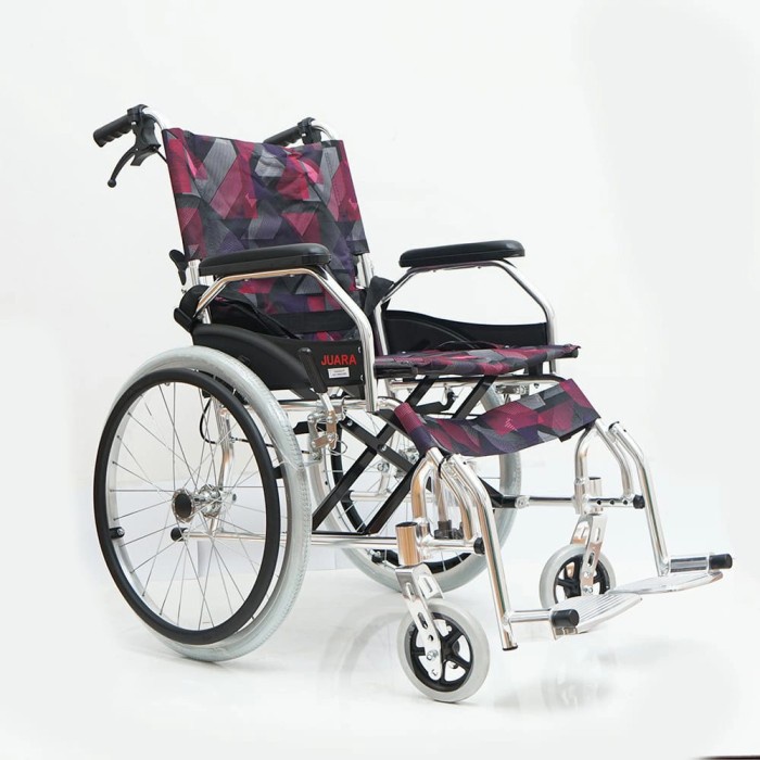 Kursi Roda Aluminium khusus expedisi (Semi Traveling)