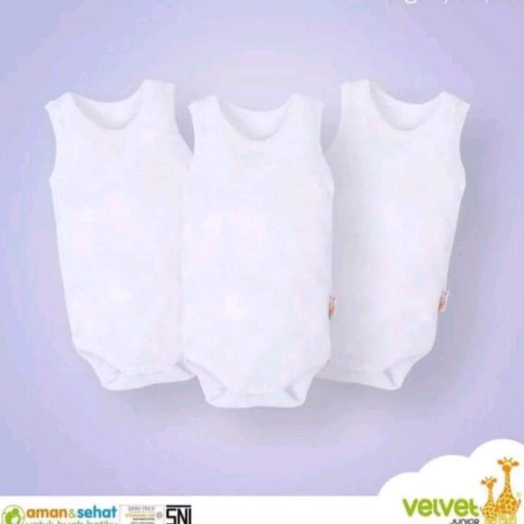 【Penjualan Terbaik】✅COD Singlet Kaos Dalam Jumper Bayi Kaus Oblong Kutang Kutung Baby Polos Putih Ve