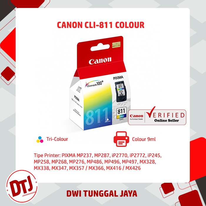 Tinta Canon CL 811 Colour Original