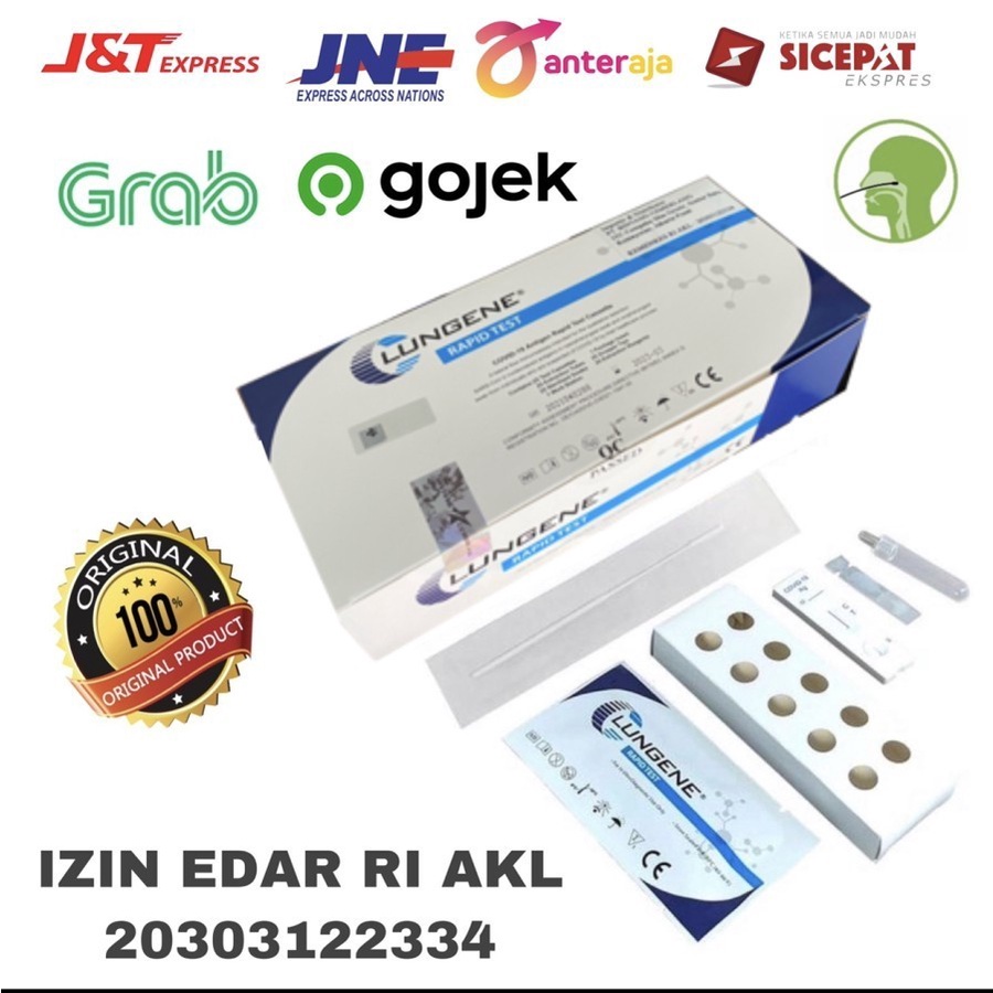 Alat Test Swab Antigen Hidung Termurah 100% Original AKL IMPORT