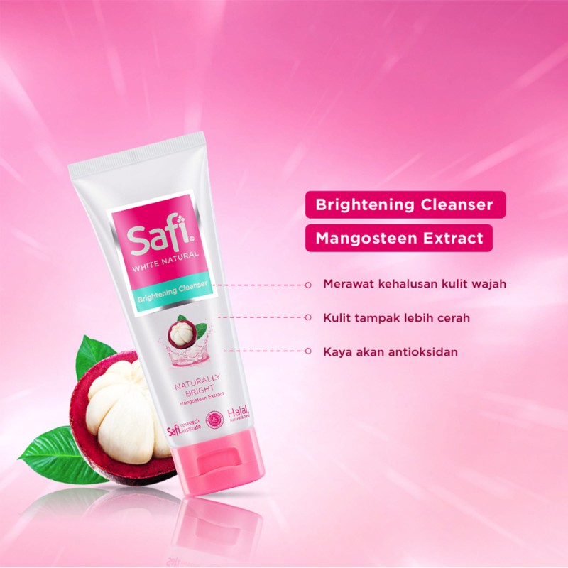 Safi White Natural Cleanser Mangosteen 50gr &amp; 100gr