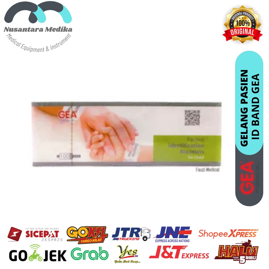 Gelang ID Pasien GEA - Pasient Identification Bracelets