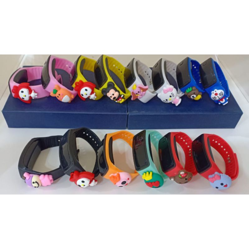 JAM TANGAN NONLED ANAK ANAK MOTIF KARTUN. harga /12pcs