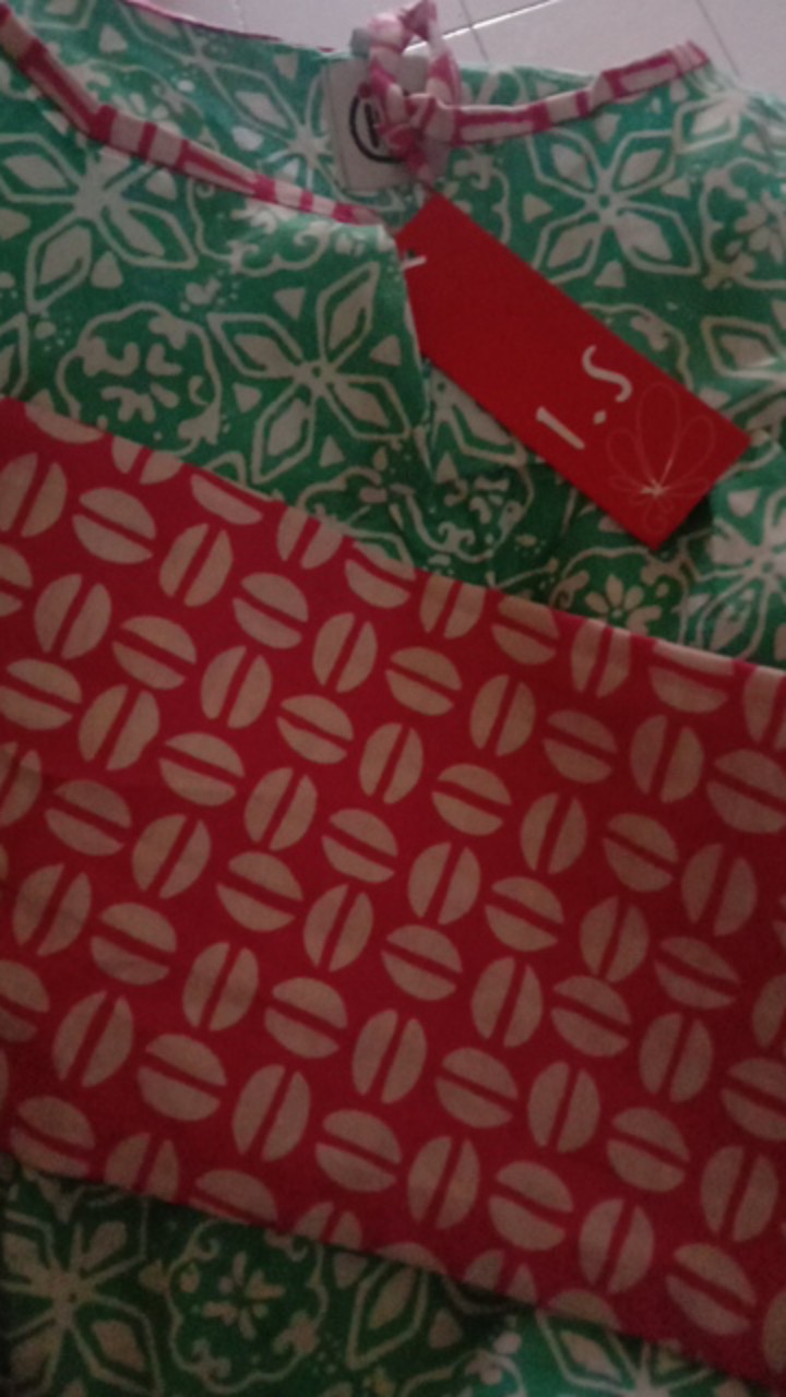 Baju Batik Anak Tunik Batik Anak Ziva Size 10