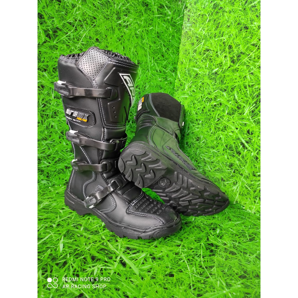 AMR MX SHOP - Sepatu trail cross ARC MX hitam