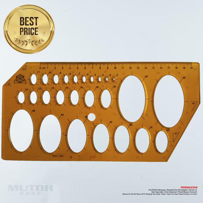 

Template Elips / Mal oval | Ziegel Rotring