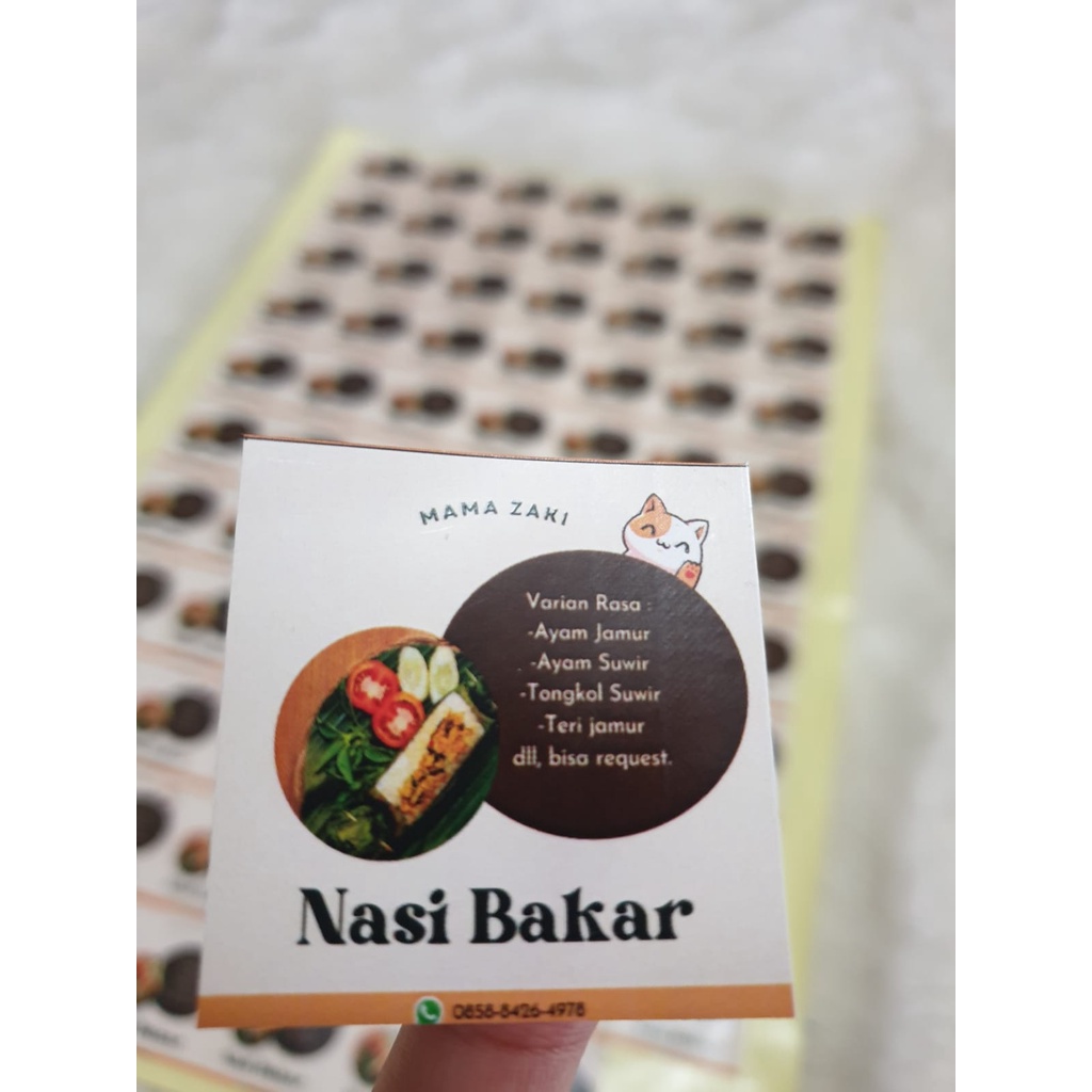 

STIKER CROMO ( Bisa Riquest ) STIKER LABEL MAKANAN / STIKER LABEL PRODUK