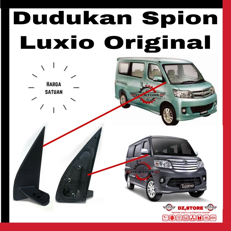 dudukan spion LUXIO tiang spion LUXIO kaki spion LUXIO  original Dudukan Spion Luxio Original Kiri A
