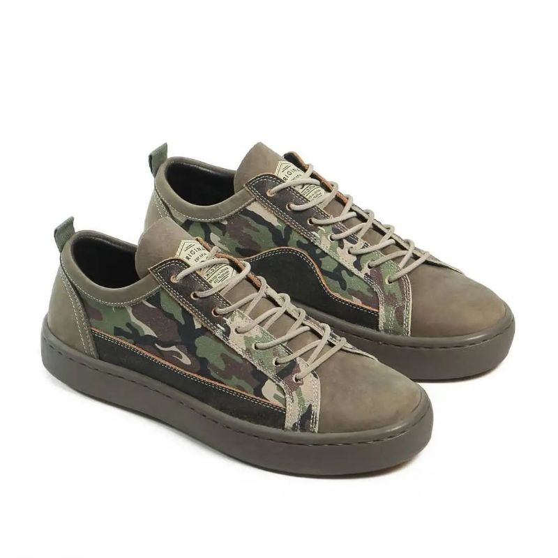 STHIRA | SEPATU EXODOS57 LAMPERO LOW CAMO | SEPATU CASUAL | SEPATU SNEAKERS | SEPATU BOOTS