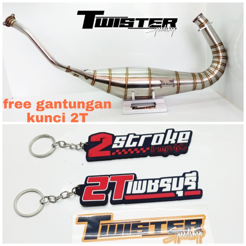 perut chamber knalpot RS1 Ninja R/RR cobra perut 42 pro max Rs1 original