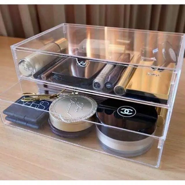 Acrylic Organizer 2drawer tipe S