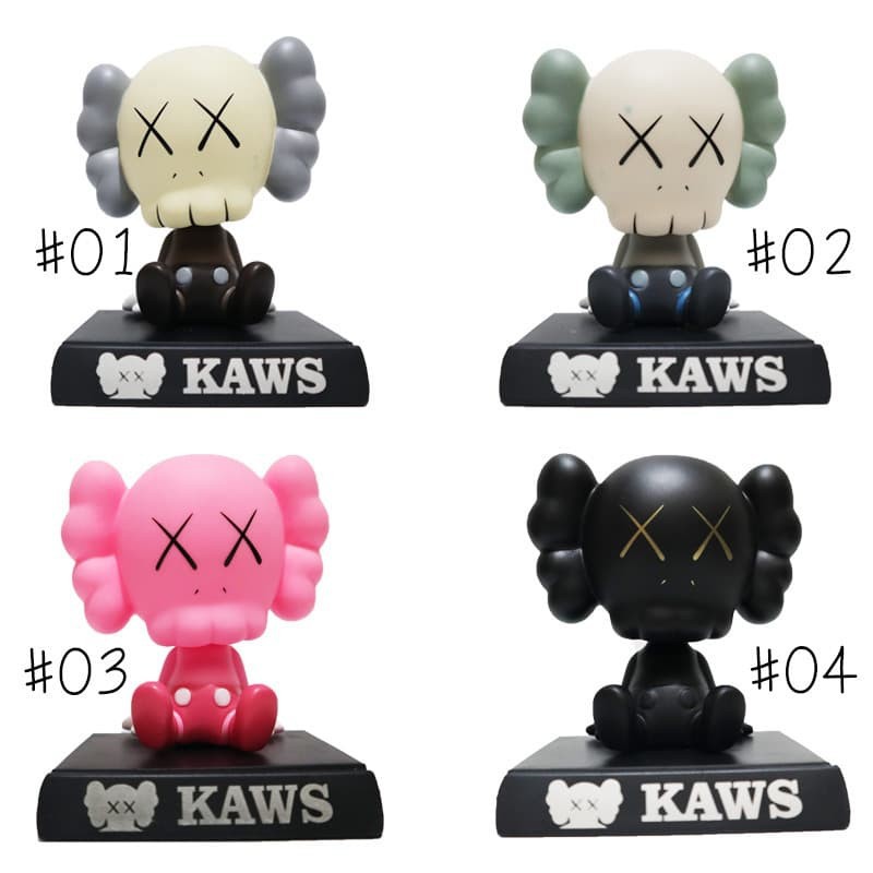 Pajangan Dashboard Mobil Bobble Head Kepala Goyang Karakter Kaws