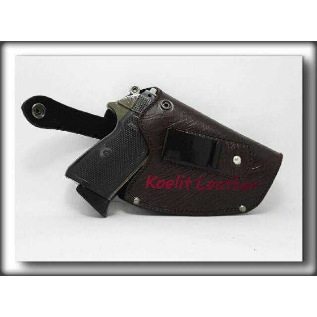 Holster Sarung pistol kulit selip Makarov Wingun 321 Whalther Ppk