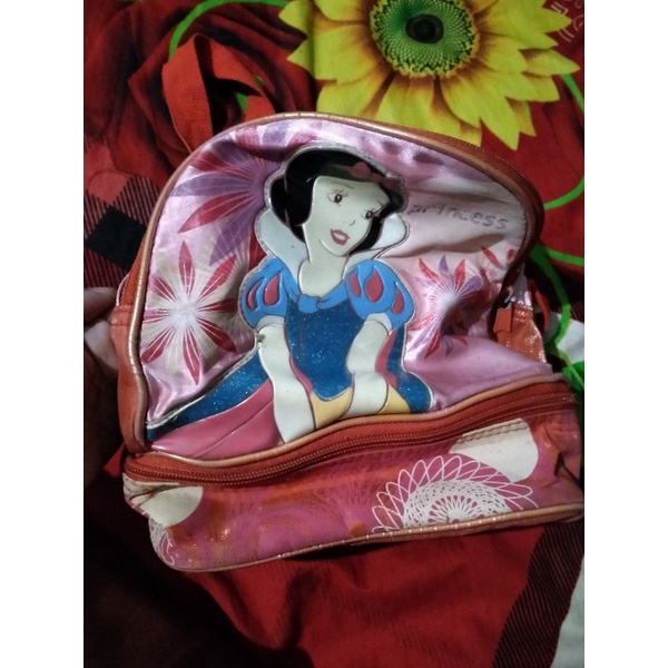tas Sling double Decker lunchbok princess anak /tas bekal