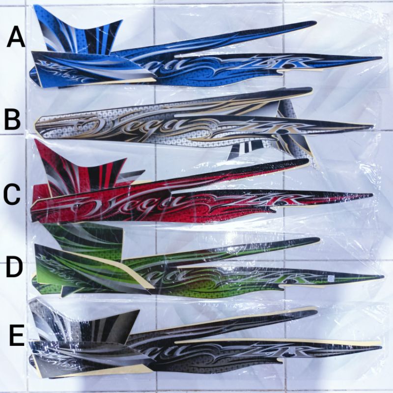 Striping Vega ZR 2011 2012 / stiker bodi motor yamaha vega zr