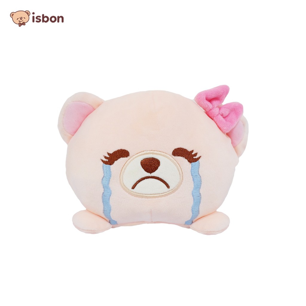 Boneka bear bolak-balik pink bonita beruang dua ekspresi wajah berbeda untuk kado dan maninan anak edukasi non alergi lulus SNI garansi seumur hidup-istana boneka