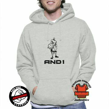 Dijual Hoodie AND 1 grey - CYBER CLOTHING