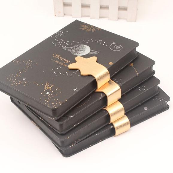 

Ready Diskon Diary Black Starry Sky Gold&Leisure Holiday