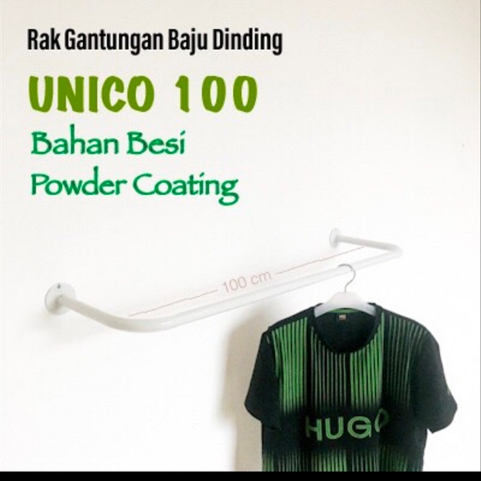 rak gantungan baju unicon 100 cm