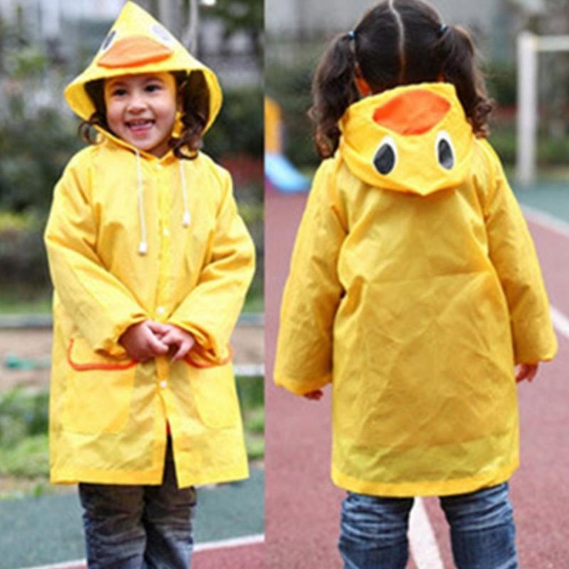 Jas Hujan Anak Lucu Hoddie Jas Hujan Motif Funny Rain Coat For Kids