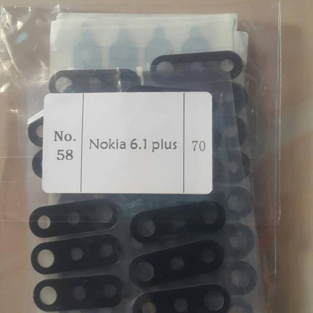 Kaca kamera Nokia 6.1 Lensa Kamera Belakang