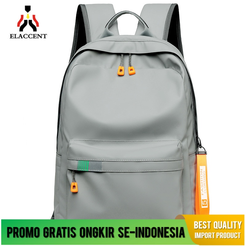 Tas Ransel Pria Fashion Oxford Kain Tahan Air Siswa Sekolahnya Tren Nyaman  Kecil Impor