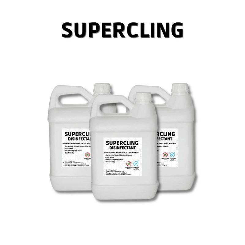 Disinfektan Antibakteri 5 Liter / Eco Friendly / Desinfektan Ruangan dan Barang Aman untuk Kulit