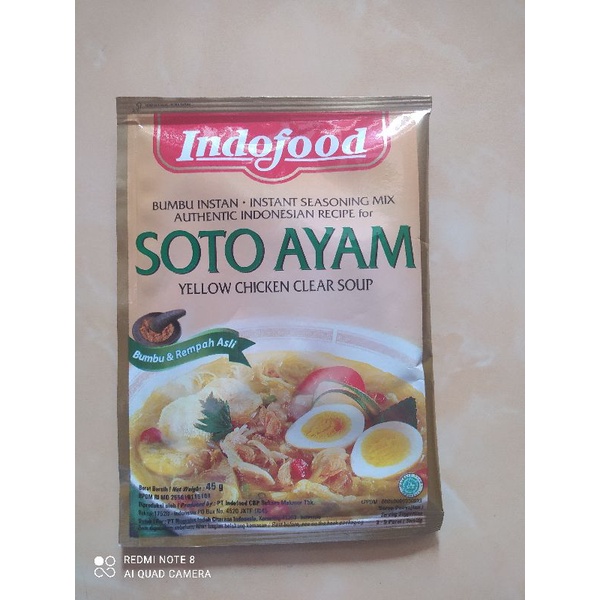 Jual Bumbu Instant Soto Ayam Gr Shopee Indonesia