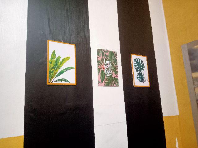 Wooden Projects Walldecor Tropical Hiasan Dinding Daun - Tpc1